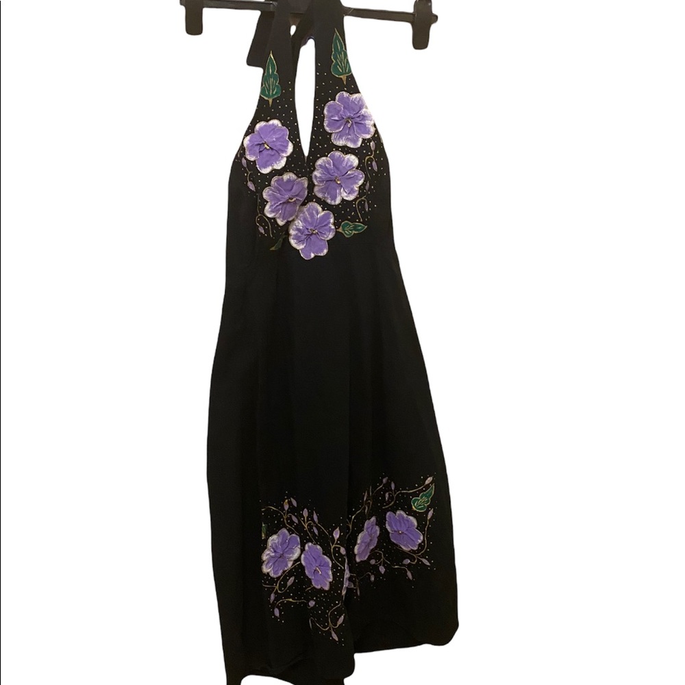 Hand painted Mexican dress